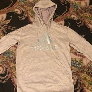 Gray Adidas sweatshirt